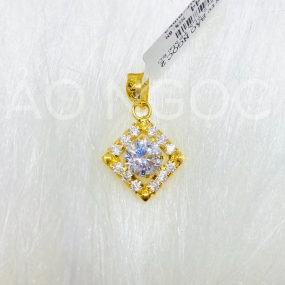 Mặt 1 Hột Hình Thoi Kết Tấm  