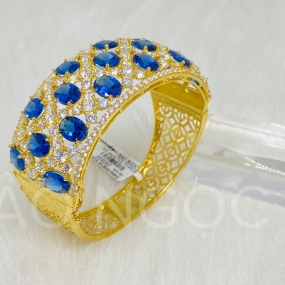 Vòng Hột Xanh Biển Kết  Ovan