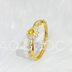 Vòng Hột Vàng 2 Hàng Tấm