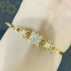Vòng Tay Kết Tấm 3 Hoa