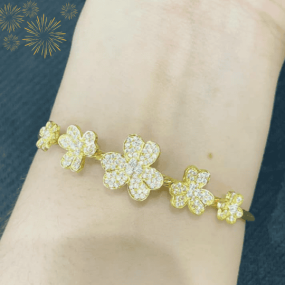 Vòng Tay Cỏ 3 Lá