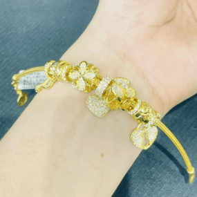 Lắc Pandora Charm Hoa Trái Tim