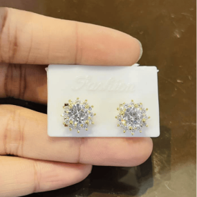 Bông Tai Hoa Cánh Nhọn